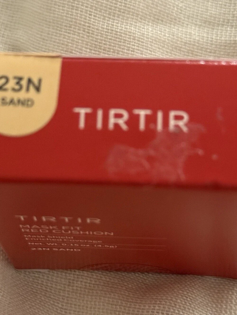 TIRTIR Mask Fit Red Cushion Foundation 23N Sand Mini 4.5g NEW